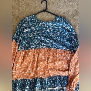 Boutique Floral Patterned Women's Top